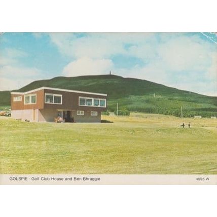Golspie Golf Cllub House Dornoch Firth The Highlands Course Clubhouse Postcard