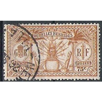 Nouvelles Hébrides N° 87 YVERT OBLITERE ( USED )