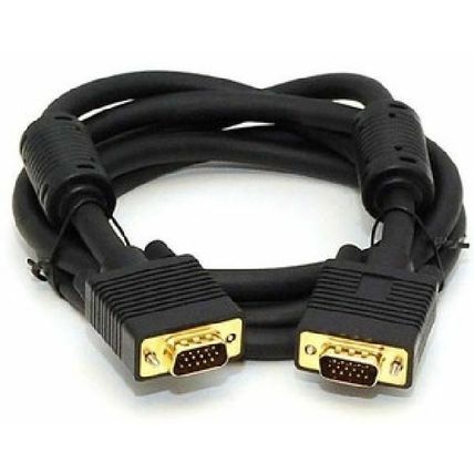 15 ft. SVGA HD15 M/M Monitor Cable w/ ferrites (Gold Plated)