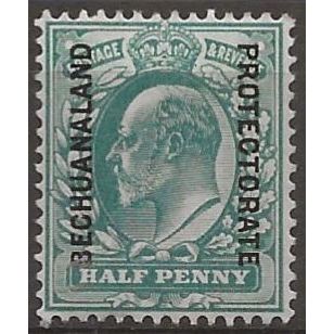 Bechuanaland 1904 SG66 1/2d Blue-Green Mounted Mint .