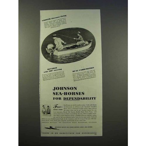 1946 Johnson Sea-Horses Outboard Motors Ad