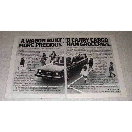 1977 Volvo Cars Ad - Carry Cargo More Precious