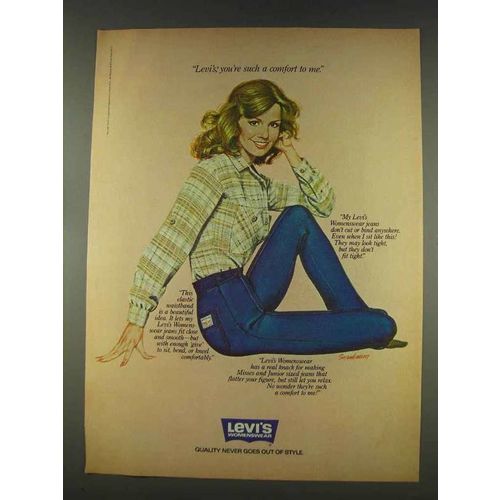 1978 Levi's Womenswear Jeans Ad - Such a Comfort