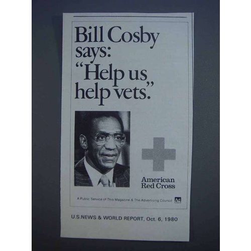 1980 American Red Cross Ad - Bill Cosby Says