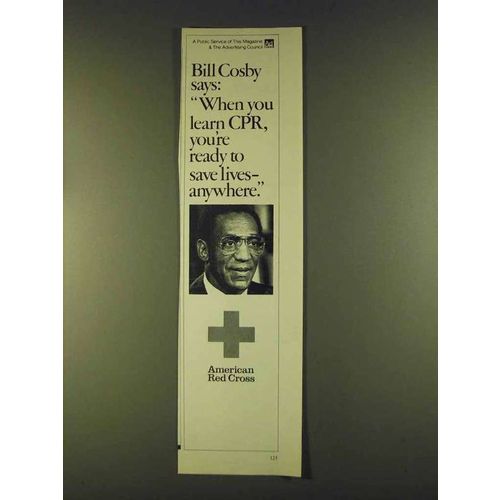 1980 American Red Cross Ad - Bill Cosby