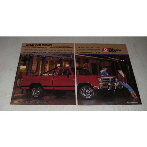 1988 Dodge Ram Pickup Truck Ad
