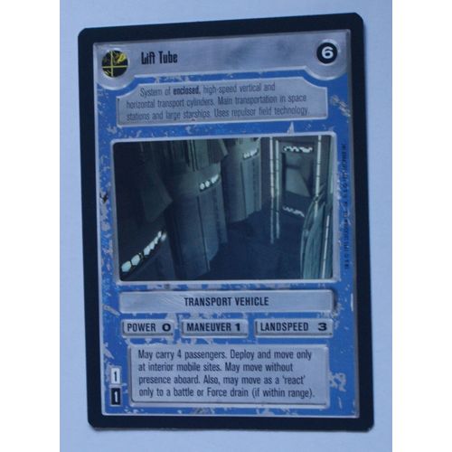 Star Wars CCG: Premier Limited # Lift Tube (A) light decipher