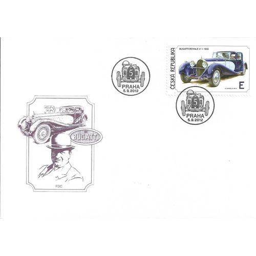 Mi 634/9 FDC: Vintage Cars: Drawings by Václav Zapadik.
