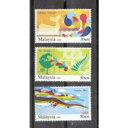 Conservation Of Nature Malaysia 2009 Whale Marine Fern (stamp) MNH