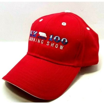 Otto Collection Snap Baseball Cap Hat Red KZ 100 Morning Show (J3)