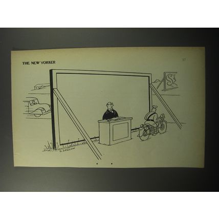 1951 Cartoon by Otto Soglow - Speed Trap