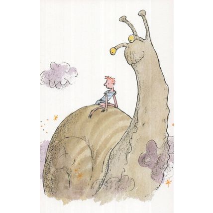 Roald Dahl Dirty Beasts Book Snail Winked At Me Postcard