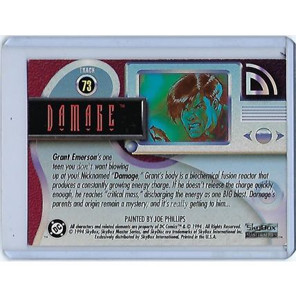 Damage #73 - Painted by Hank Henshaw - DC Comics Trading Card