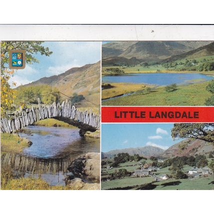 Little Langdale Cumbria Postcard posted 1992 VGC
