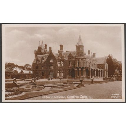 Bulstrode Mansion, Gerrards Cross, Buckinghamshire, 1951 - Hawkes RP Postcard