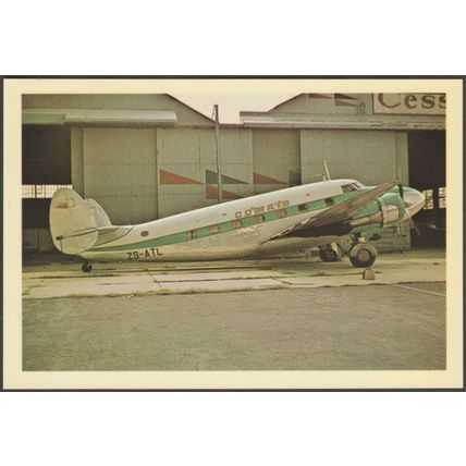 Comair Lockheed Lodestar ZS-ATL at Rand Airport - Airline Publications Postcard