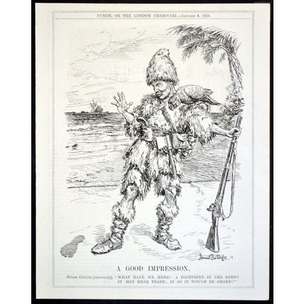 A GOOD IMPRESSION 1923 John Bernard Partridge PUNCH CARTOON PAGE