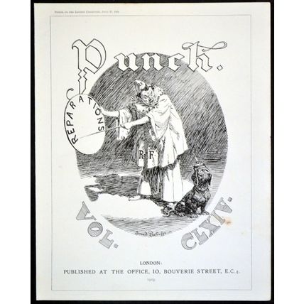 PUNCH VOL. CLXIV 1923 John Bernard Partridge PUNCH CARTOON PAGE