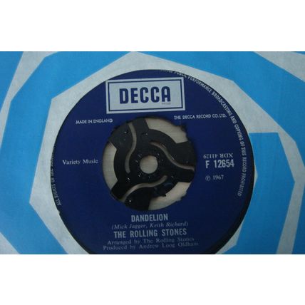 A4-THE ROLLING STONES-‎We Love You/Dandelion–UK 7" SINGLE-1967-EX- The Stones