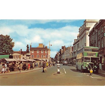 High Street Bedford : a colour printed postcard PT14614