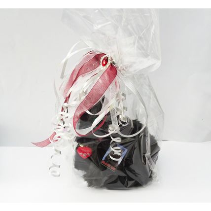 Black Cat hand made cuddly 12" Toy Cat With Collar And Engraved Tag Gift Wrapped