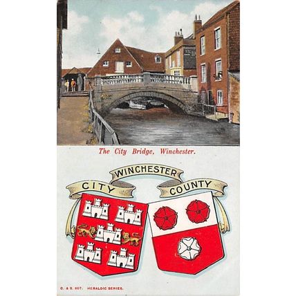 Heraldic Series : Winchester City County : The City Bridge Winchester