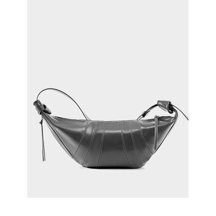 Women Genuine Leather Crossbody Bags Grey