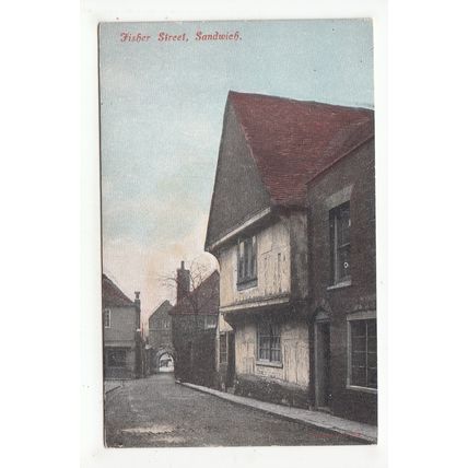 Fisher Street Sandwich Postcard Kent S45