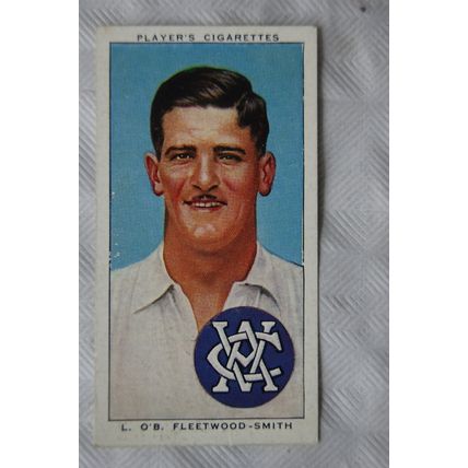 1938 Players Cricketers No. 42 L. O'B. Fleetwood, Victoria & Australia