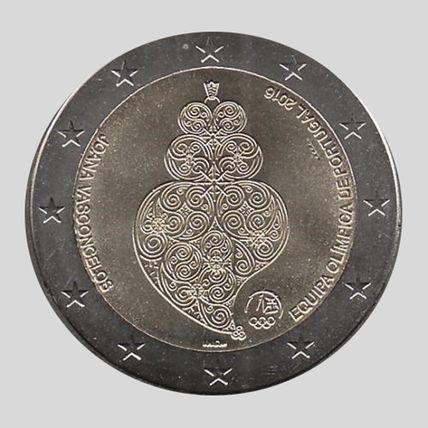 Portugal 2016 - 2 Euro Comm - Olympic Games Team Portugal (UNC)