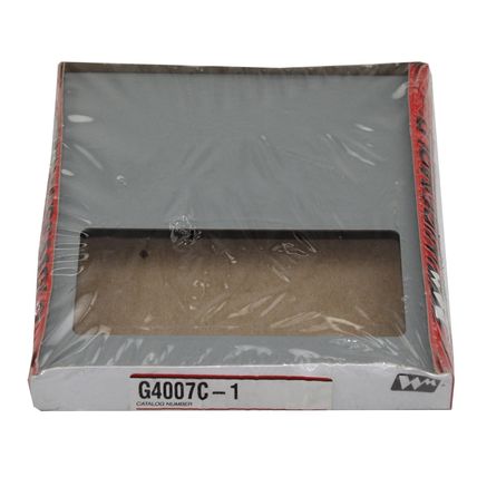 Wiremold 1 Gang G4007C-1 Device Overlapping Cover Plate Cable Raceway Gray
