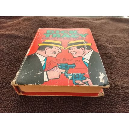 Big Little Book Dick Tracy Encounters Facey By Paul S. Newman VG/FN Shape 1967