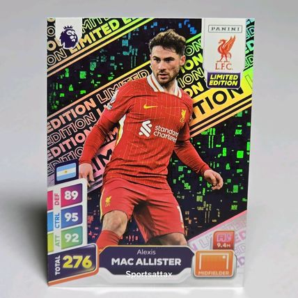 Alexis Macallister Limited Edition Card - PANINI PLUS 2025 Liverpool.