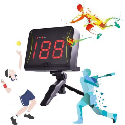 DRM Hands-Free Speed Radars, Multi-Sports Radar Gun for Baseball/Lacrosse/Soccer