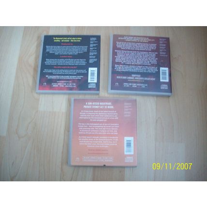 James Patterson X3 Audio CD Books Bundle Cross Fire-Worst Case-Private downunder