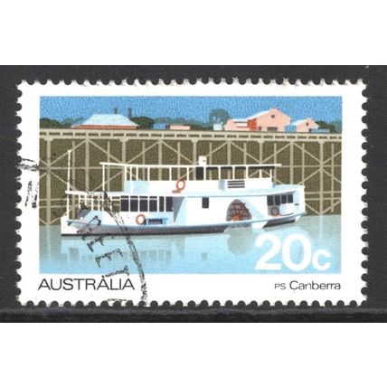 AUSTRALIA 1979: FERRIES & STEAMERS - 20c PS CANBERRA USED (G6)