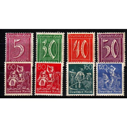 GERMANY REICH [1921] MiNr 0158 ex ( **/mnh ) [01]