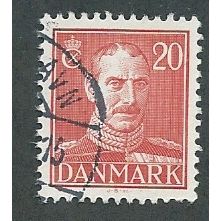 DEN 1942 20o 'KING CHRISTIAN X' FINE USED (EBID42-947)