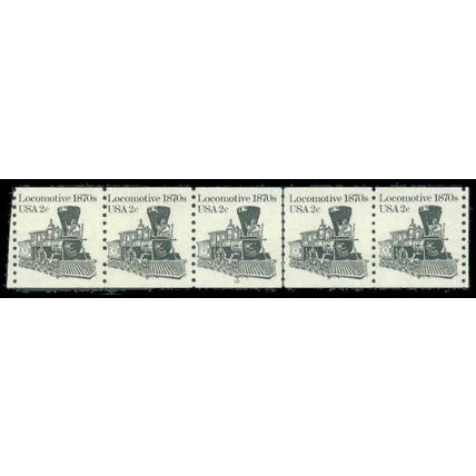 1897A 2c Locomotive Fine MNH Dry Gum PNC 10/5 P0458