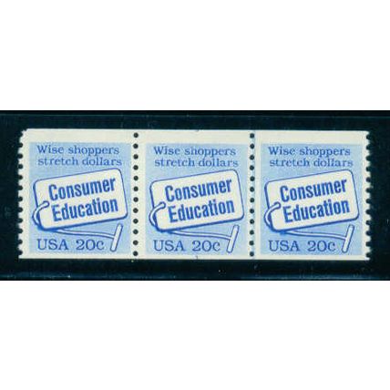 2005v 20c Consumer Education Fine MNH Dry Gum PNC 3/3 Split # C0974