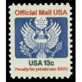 O129 13c Eagle Fine MNH G0564