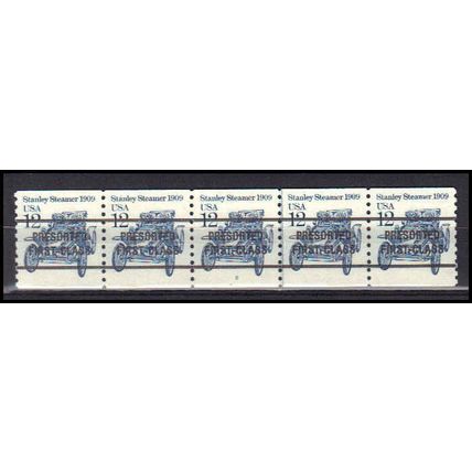 2132a 12c Stanley Steamer Very Fine MNH Dry Gum PNC 2/5 AA0446