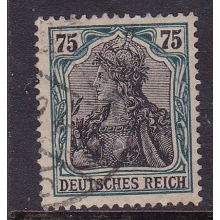 GERMANY 1916-20 GERMANIA DEUTCHES 75pf USED SG104