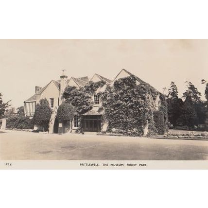 Prittlewell Essex History Museum Priory Park RPC Vintage Real Photo Postcard