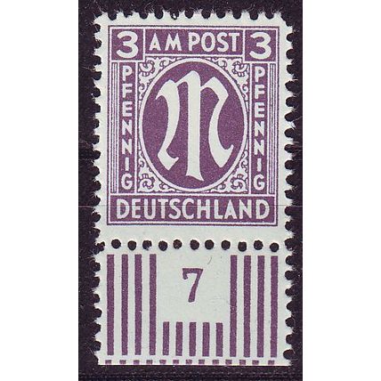 GERMANY Alliiert AmBri [1945] MiNr 0017 a D ( **/mnh )