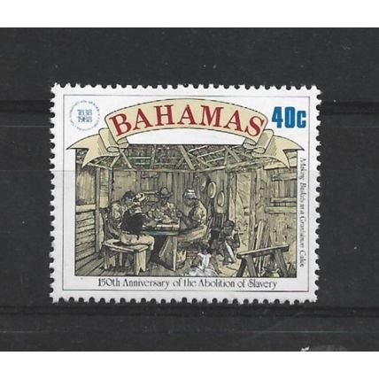 Bahamas.SG829 40c Basket-making,Grantstown.Mounted Mint.Sep23