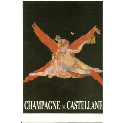 Advertising CASTELLANE CHAMPAGNE Postcard (Mayfair FC 317)