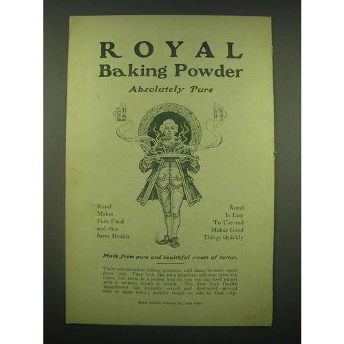1902 Royal Baking Powder Ad - Royal Baking Powder Absolutely Pure