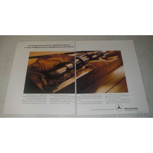 1989 Mercedes-Benz Commercial Vehicles Ad - Stocking parts no-one has asked for