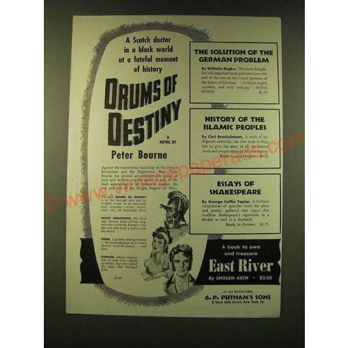 1947 G.P. Putnam's Sons Ad - A Scotch doctor in a black world